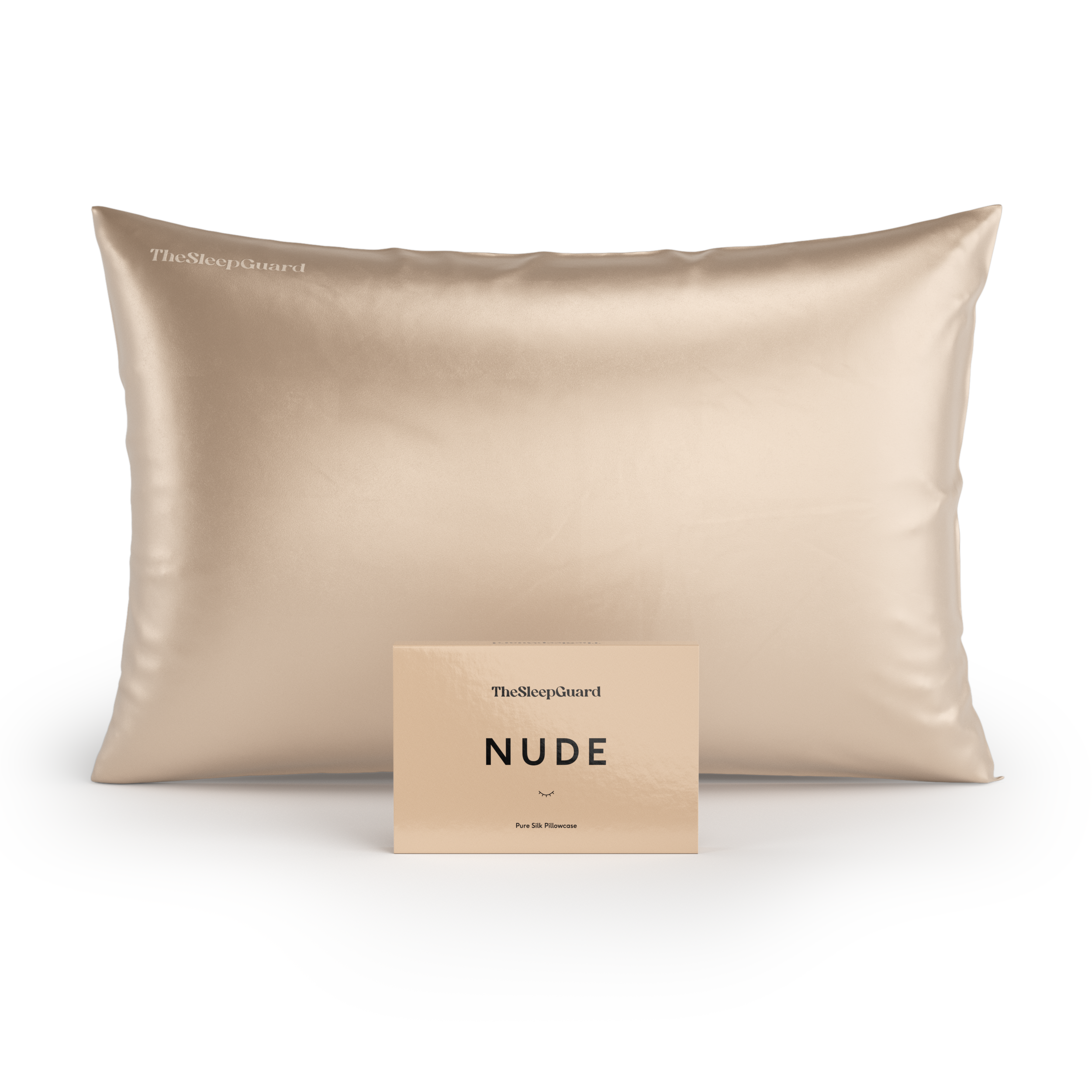 100% Mulberry Silk Pillowcase [22 Momme, 6A Grade] - Nude Beige, Standard Size