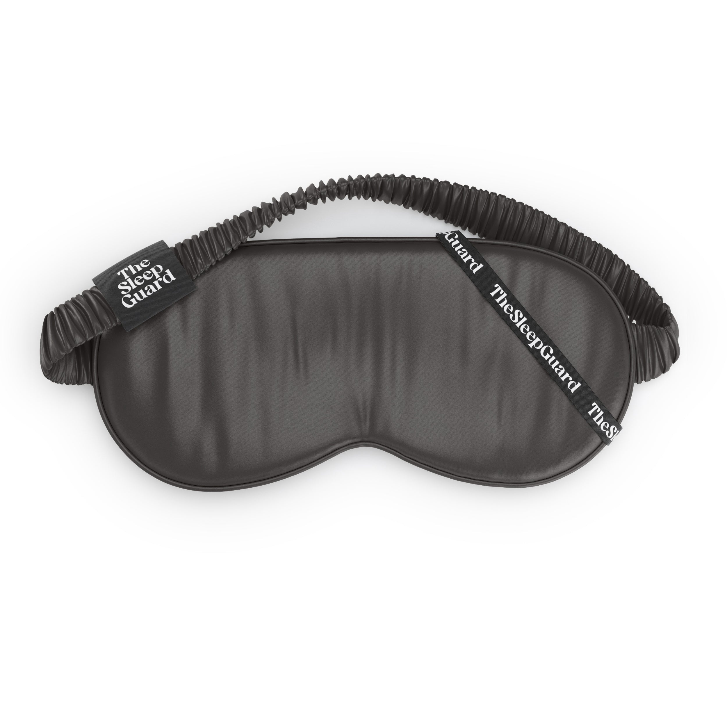 Pure Silk Sleep Mask [100% 6A Mulberry Silk, 22 Momme] - Charcoal Grey