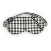 Pure Silk Sleep Mask [100% 6A Mulberry Silk, 22 Momme] - Houndstooth Pattern