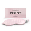 Pure Silk Sleep Mask [100% 6A Mulberry Silk, 22 Momme] - Peony Pink